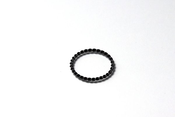 Dames ring zwart getordeerd zirkonium Sublime Elements